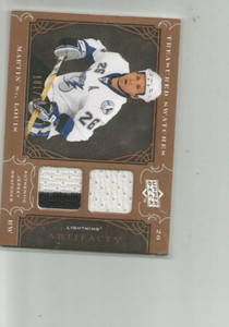 2009-10 ARTIFACTS TREASURED SWATCHES #TSSM MARTIN ST. LOUIS  JERSEYS 101/199