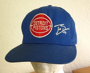 DETROIT PISTONS baseball hat Joe Dumars basketball cap 1980s snapback #4 - Picture 1 of 2
