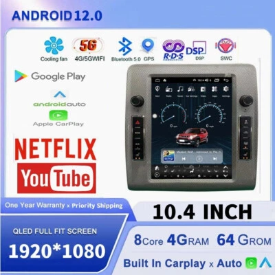 Android12.0 Car Stereo Radio Gps Navigation For Dodge Challenger 2008-2014 4+64g - Изображение 1 из 4