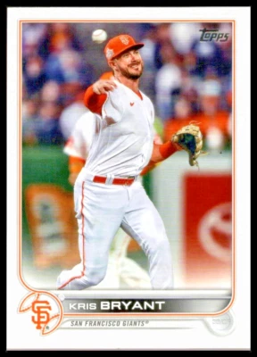 2022 TOPPS #86 KRIS BRYANT SAN FRANCISCO GIANTS - Image 1 of 2