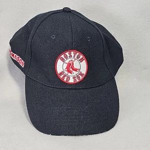 Vintage Boston Red Sox Hat SnapBack Navy Baseball MLB Genuine Merchandise - Picture 1 of 7