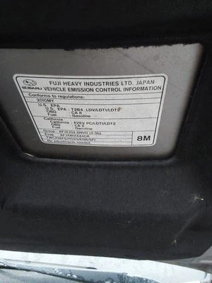 Passenger Sun Visor Illuminated Dual Bulbs Fits 10-14 LEGACY 1259212 - Image 1 of 4