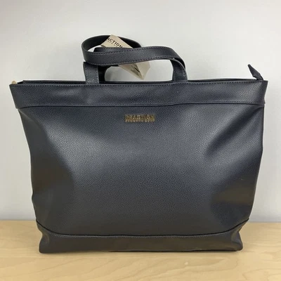 Kenneth Cole Reaction Mujer Computadora Portátil Bolso de Mano Guijarro Azul Marino Nuevo con Etiquetas Foto 1 de 4