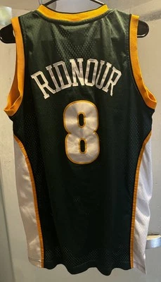 Luke Ridnour Seattle SuperSonics NBA Jersey Men S Reebok Green Sonics #8 Vtg - Image 1 of 4