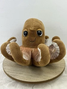 "Juguete de peluche Suki Octopus #14494 marrón peluche colección clásica Suki 6""" - Imagen 1 de 9
