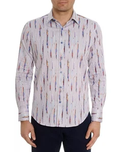 Robert Graham Shipping Lines Freizeithemd klassische Passform Herren XXL L/S $ 188 neu mit Etikett - Bild 1 von 12