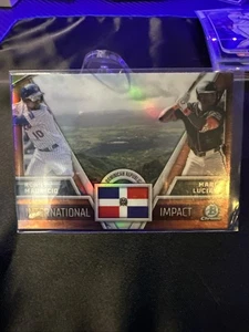 2024 Bowman Chrome - International Impact Marco Luciano, Ronny Mauricio... - Picture 1 of 4
