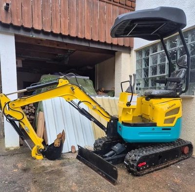 Minibagger GG1,6 Tonnen Kubota-Motor Modellversion: 2022 Betriebsstunden : 28,6 - Bild 1 von 4