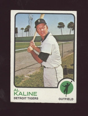 1973 Topps #280 Al Kaline Detroit Tigers HOF EX no creases - Image 1 of 2