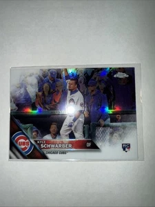 Kyle Schwarber RC 2016 Topps Chrome Refractor #166 SP Variation Cubs Phillies! - Bild 1 von 3
