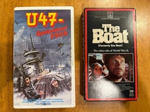 VHS Lot U-47 Kapitänleutnant Prien SW-FILM GERMAN & The Das Boat Tested Work!! - Picture 1 of 11