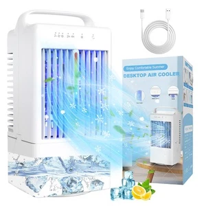 Portable Air Conditioners, 90° Auto-Oscillating Evaporative Air Cooler with 3... - Picture 1 of 8