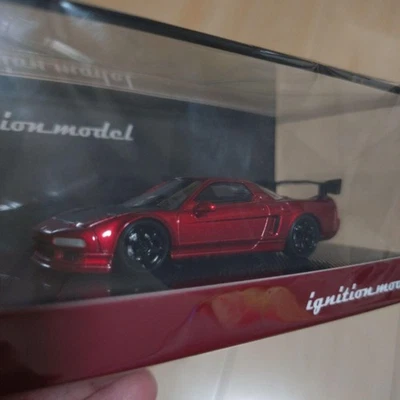 ignition.modello NSX rosso scala 1/64 auto pressofusa con ala posteriore - Immagine 1 di 4