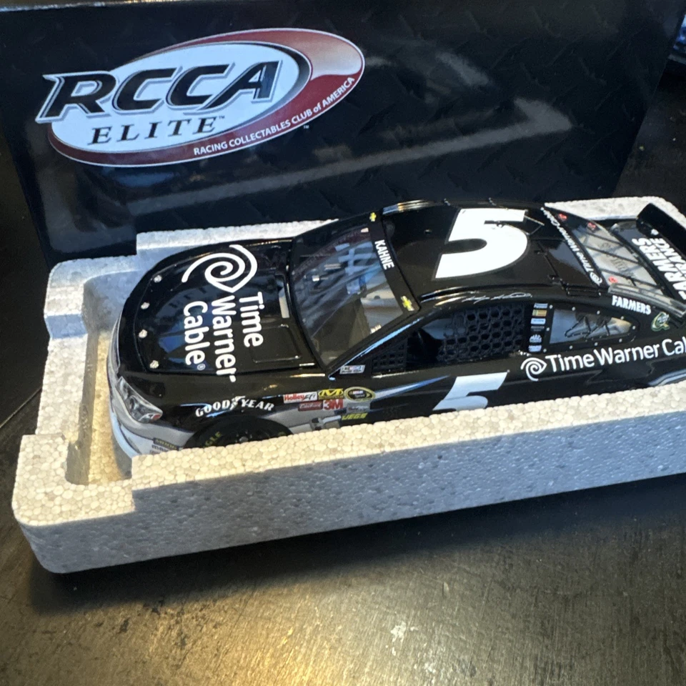 Cable Kasey Kahne 5 Time Warner 2013 1/24 Lionel Nascar Diecast Elite 125 hecho Foto 1 de 4