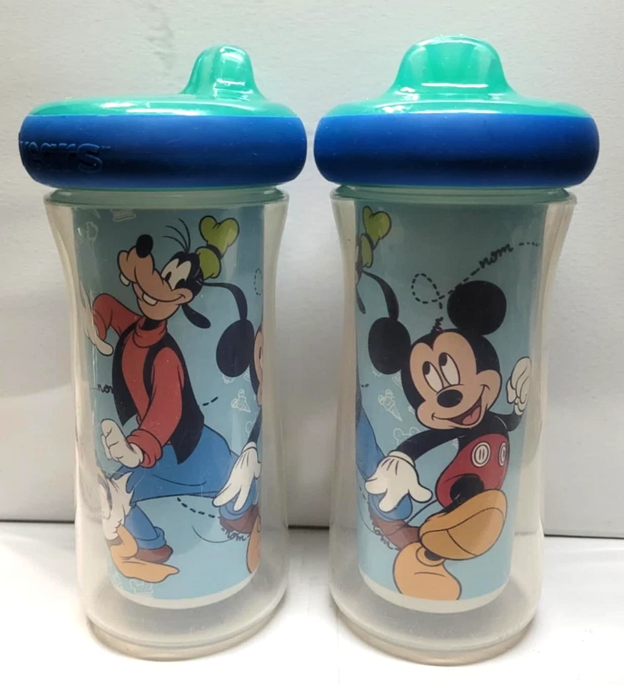 First Years Sippy Cups, Spill Proof - Mickey Mouse & Goofy (set of 2) - Image 1 of 1