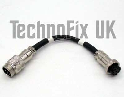 Adapter - Icom desk microphones SM-20 SM-30 SM-50 to Kenwood radio 8 pin round - Image 1 of 3