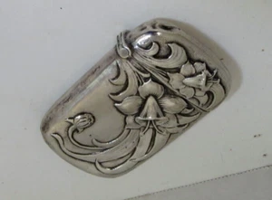 Antique Art Nouveau Sterling Silver Match Safe Vesta - Picture 1 of 9