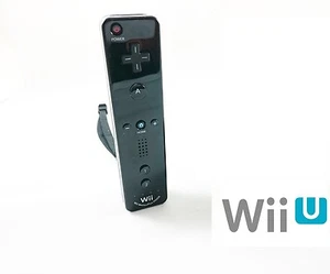 Wii U ★ MOTION PLUS INSIDE ( ORIGINAL NINTENDO ) ★ Controller SCHWARZ - Bild 1 von 4