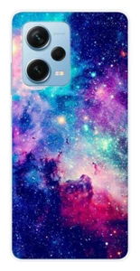 Coque en silicone imprimée compatible Xiaomi Redmi Note 12 Pro Plus Galaxie Bleu - Picture 1 of 3