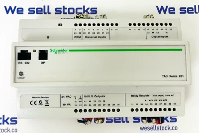 Contrôleur programmable SCHNEIDER ELECTRIC TAC XENTA281 3-723-0431-0 - Photo 1/4