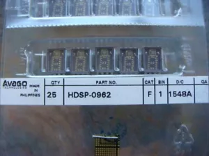 ONE (1) AVAGO HDSP-0962 (GREEN) Hexadecimal LED Display -- New and Unused - Picture 1 of 19