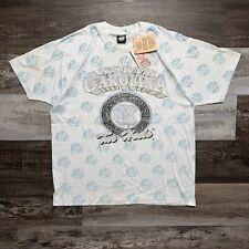 North Carolina Tar Heels Shirt Mens XL Vintage Single Stitch 90s AOP NWT