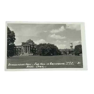 Postal RPPC Beardshear Hall Engineering Hall Iowa State Ames IA c1945 A682 - Imagen 1 de 2