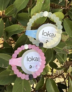 Lokai Bracelets Set Of 2 Clear Pink Small 6” - Picture 1 of 4