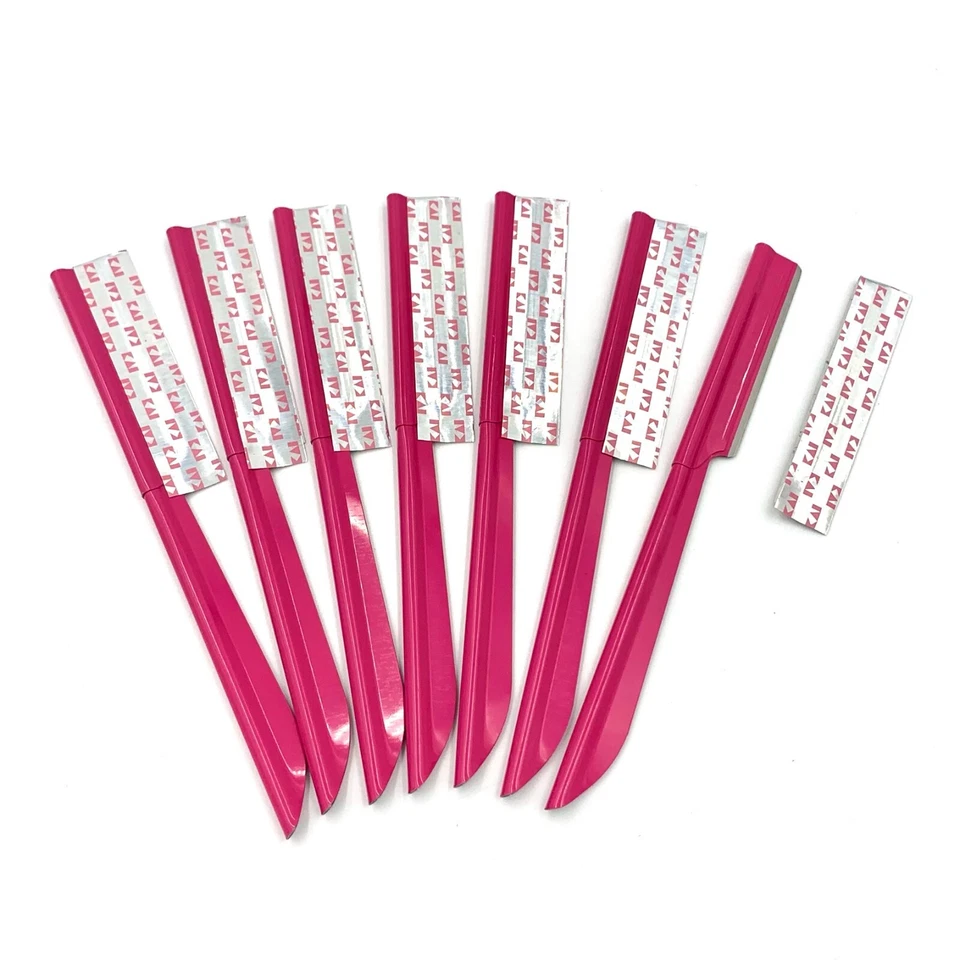 Maquinilla de afeitar Kai Japón borde recto ceja Derma 7 piezas hecha en Japón Foto 1 de 4