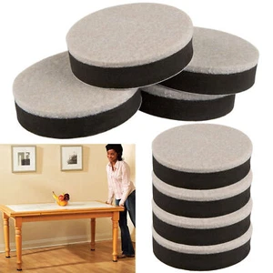 8 Pc Moving Sliders Furniture Felt Pad Protectors Glide Floor Wood Carpet Move - Picture 1 of 1