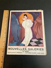Nouvelle Galeries 1925 1926 Rare French Fashion Home Goods Catalog