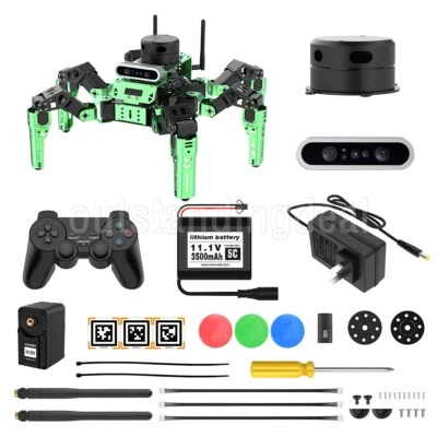Hiwonder JetHexa ROS Hexapod Robot Smart Robot Advanced Kit with Depth Camera # - Image 1 of 4