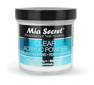 Mia Secret Clear Acrylic Powder (4oz)  - Made in USA