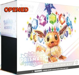Pokémon TCG: Prismatic Evolutions Elite Trainer Box (Opened) - No Packs or Promo - Picture 1 of 3