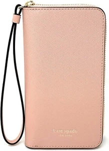 Kate Spade New York Cameron Zip Leather Wristlet for iPhone X - Warmvvellum - Picture 1 of 7