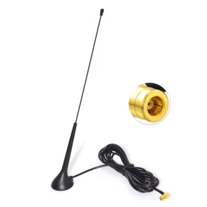 DAB DAB+ FM AM Car Radios Aerial Magnetic Base Antenna SMB Female with 3M Cable - Picture 1 of 7