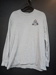 Palace Skateboards Manga Larga Gris Grande - Imagen 1 de 4