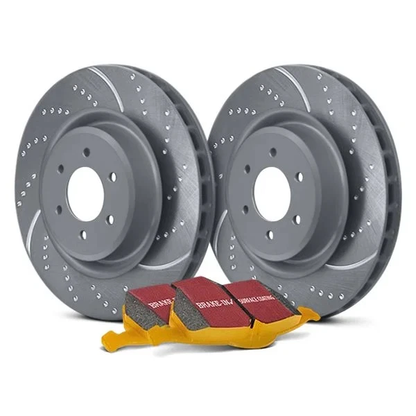 For Ford F-350 Super Duty 99-04 Brake Kit EBC Stage 5 Super Street Dimpled & Foto 1 de 4