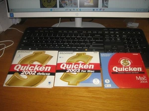 QUICKEN 2002 2003 2004 FOR MAC  - 3 CDS SOFTWARE FINANCIAL - Picture 1 of 5