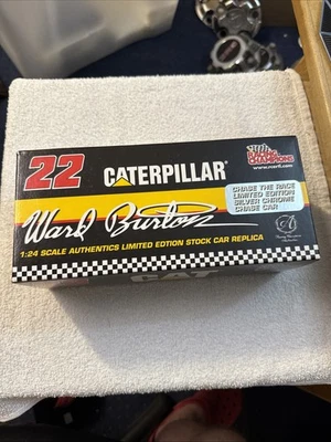 Racing Champions  1/24 Scale #22 Ward BURTON NASCAR Chase the Race W/COA Silver - Image 1 of 4