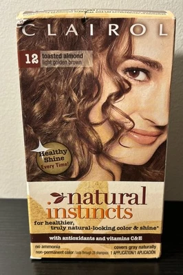 Цвет волос Clairol Natural Instincts 12 (новый 6G) СВЕТЛО-ЗОЛОТИСТО-КОРИЧНЕВЫЙ поджаренный - Изображение 1 из 4