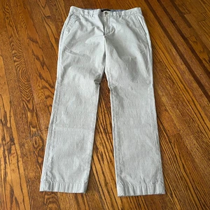Pantalone chino uomo Banana Republic slim affusolato 33x32 grigio a quadri elasticizzato - Foto 1 di 8