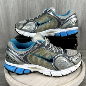 Nike Zoom Vomero 3 5 Silver Gray Blue 2008 Sz 7.5 W 318595-101 Y2K Sneaker - Picture 1 of 11