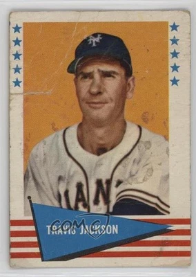 1961 Fleer Baseball Greats Travis Jackson #115 HOF - Image 1 of 2