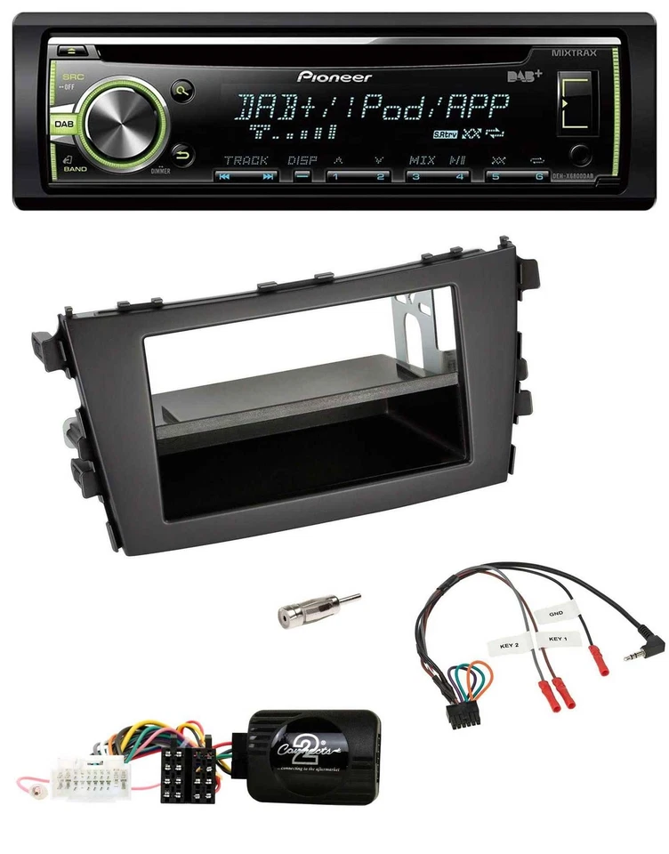 Pioneer DAB USB MP3 Lenkrad CD Autoradio für Suzuki Celerio LF ab 2014 - Bild 1 von 4