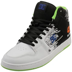 DC Shoes Ken Block 43i Manteca 4 Hi Mens Skate Sneakers in Black White Multi - Picture 1 of 8
