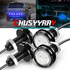 4X Blue Front Grille LED Truck SUV Running Light Marker Kit For SVT Raptor - Bild 1 von 10
