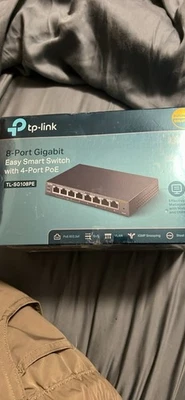 TP-Link TL-SG108PE 8 puertos Gigabit Easy Smart Swith con 4 puertos PoE SELLADO NUEVO Foto 1 de 4