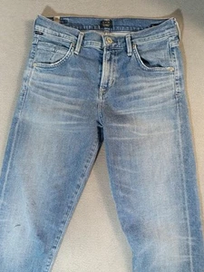 Citizens of Humanity Jeans Size 8 "Elsa" Blue Cropped 26"Leg Stretch Skinny - Picture 1 of 11