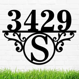 Personalized House Number Address Sign,Custom House Number Sign - Picture 1 of 9